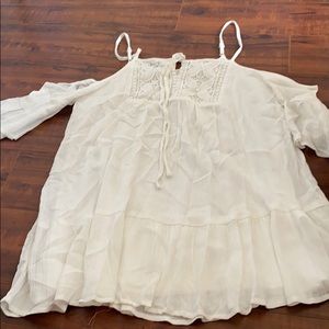 White off shoulder dress